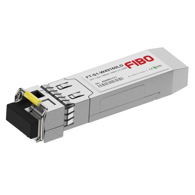 SFP Трансивер FIBO 1000BASE-BX160-U SFP модуль 1490/1550нм 160км