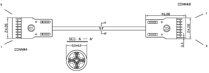 Патч-корд Hyperline 110 тип -110 тип